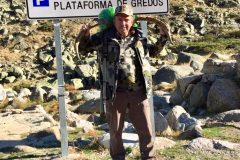 two ibex in gredos under a letter