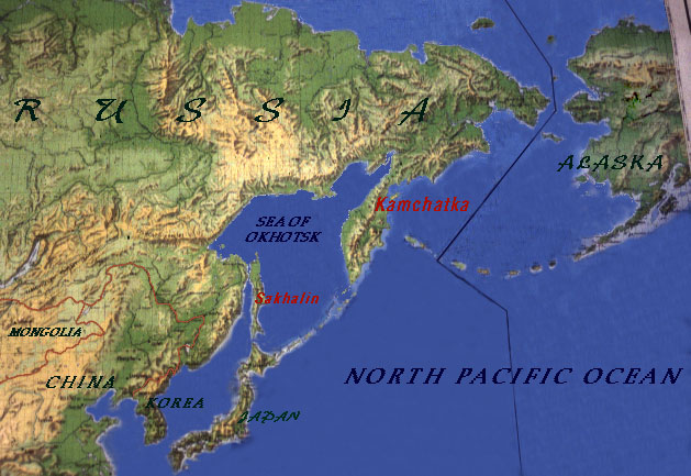 Kamchatka World Map   Kamchatka Map 